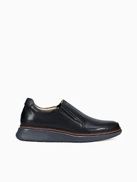 Rafael Slip On Black Leather