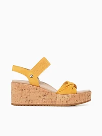 Darla Amber Yellow Suede