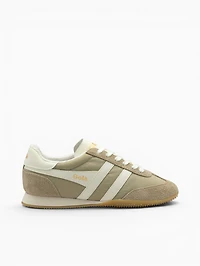Sprinter Bone Offwhite suede Fabric