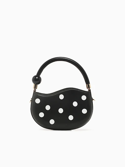 Jennie Polka Dot Black