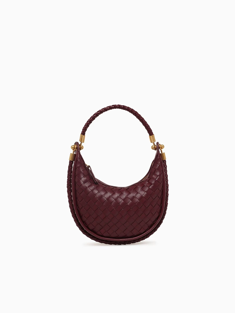 Blossom Mini Shoulder Bag Burgundy