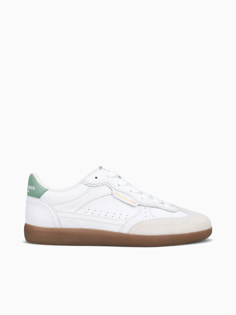 Kallen Run White Green leather