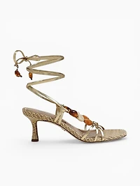 Paloma Amber Gold Leather