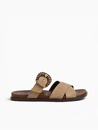 Lucy Bamboo Brown Suede