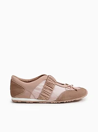 Nara Ballet Blush Multi Satin Suede