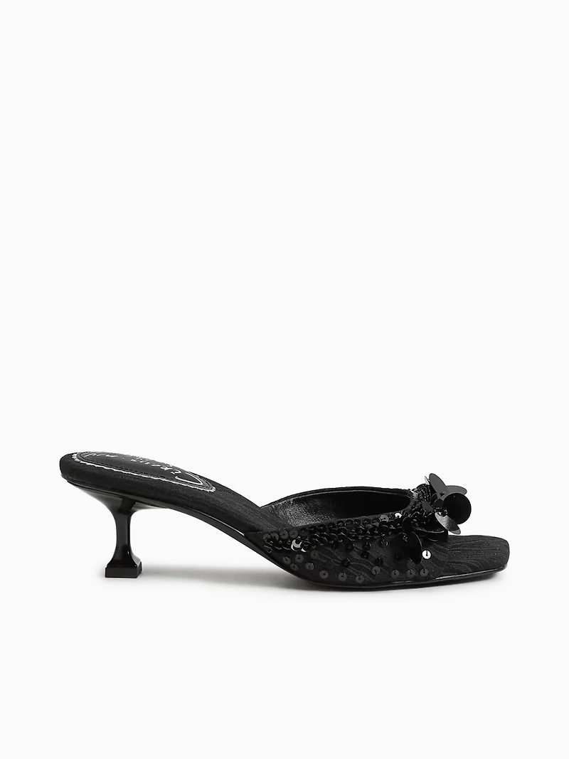 Juliana Black Sequins Fabric