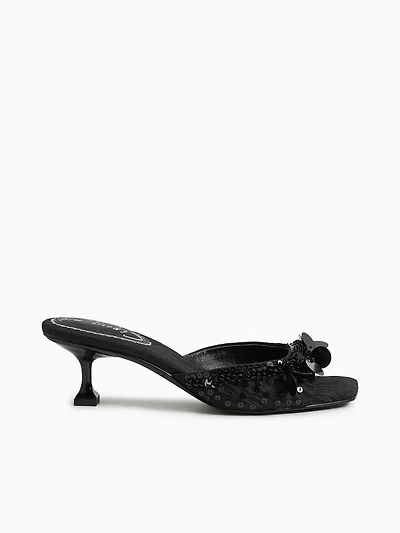 Juliana Black Sequins Fabric