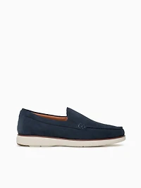 Tropics Venetian Navy Suede