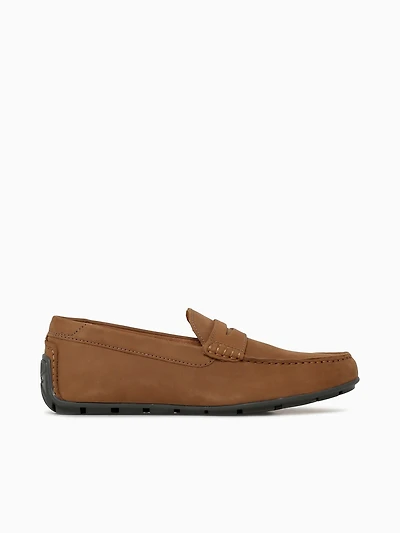 Motor Smooth Moc Toe Penny Sand Nubuck