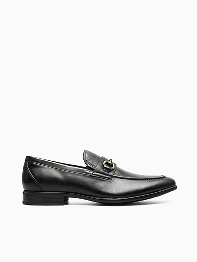 Zaffiro Moc Toe Bit Ii Black Leather