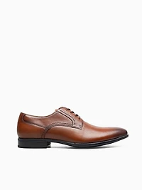 Zaffiro Plain Toe Cognac Leather