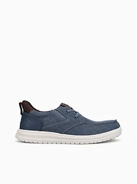 Brew City Canvas Moc Toe Navy Multi Can