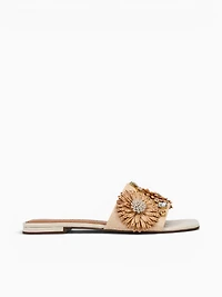 Jing Off White Rafia Tramado
