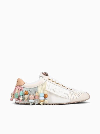 Islington Beaded Tassel Cream Combo Lea