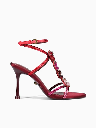 Kiss Sandal Pink Combo Fabric