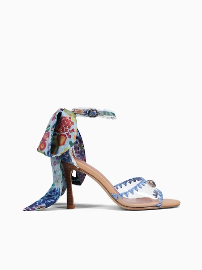 Vinyl Scarf Sandal Blue Pal c otherprint