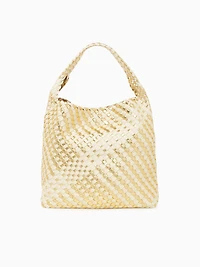 Ellery Shoulder Bag Gold Ivory