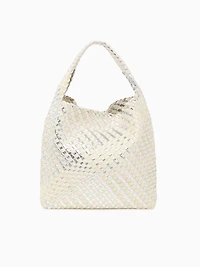 Ellery Shoulder Bag Silver Ivory