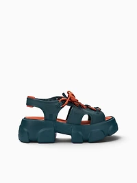 Camp Sandal Blue Orange