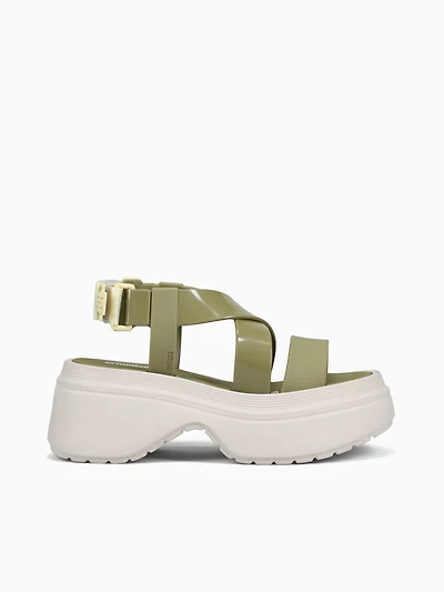 Stand Platform Green Beige jelly
