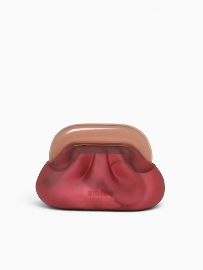 Glass Bag Red Brown jelly
