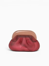 Glass Bag Red Brown jelly
