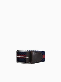 Logan Navy Red woven elastic