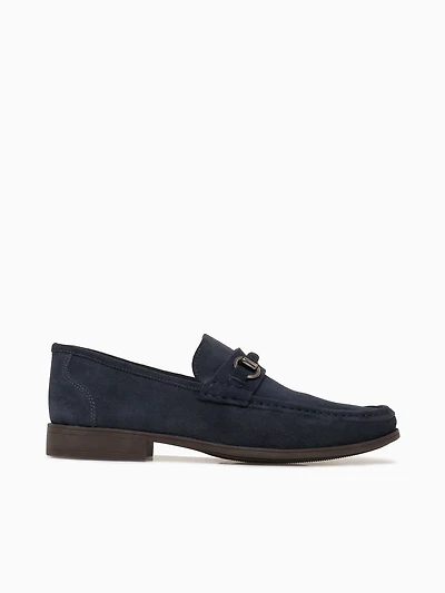 Salman Navy Blue Suede
