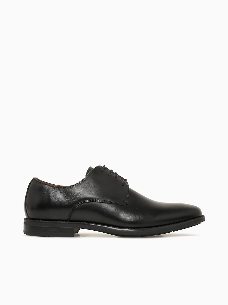 Santucci Plain Toe Black Leather