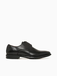 Santucci Plain Toe Black Leather