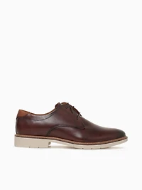 Highpoint Plain Toe Brown Leather