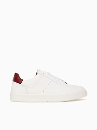 Damiano White Bordeaux calf