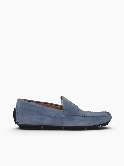 Taranto Light Blue Suede
