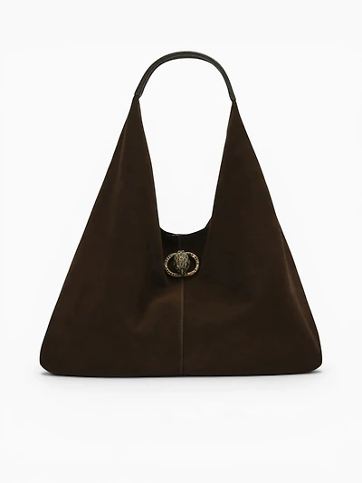 Chelsea Lg Shoulder Bag Dark Brown