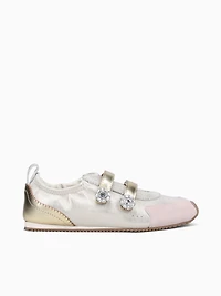 Islington Mary Jane Sneaker Wht Combo Le