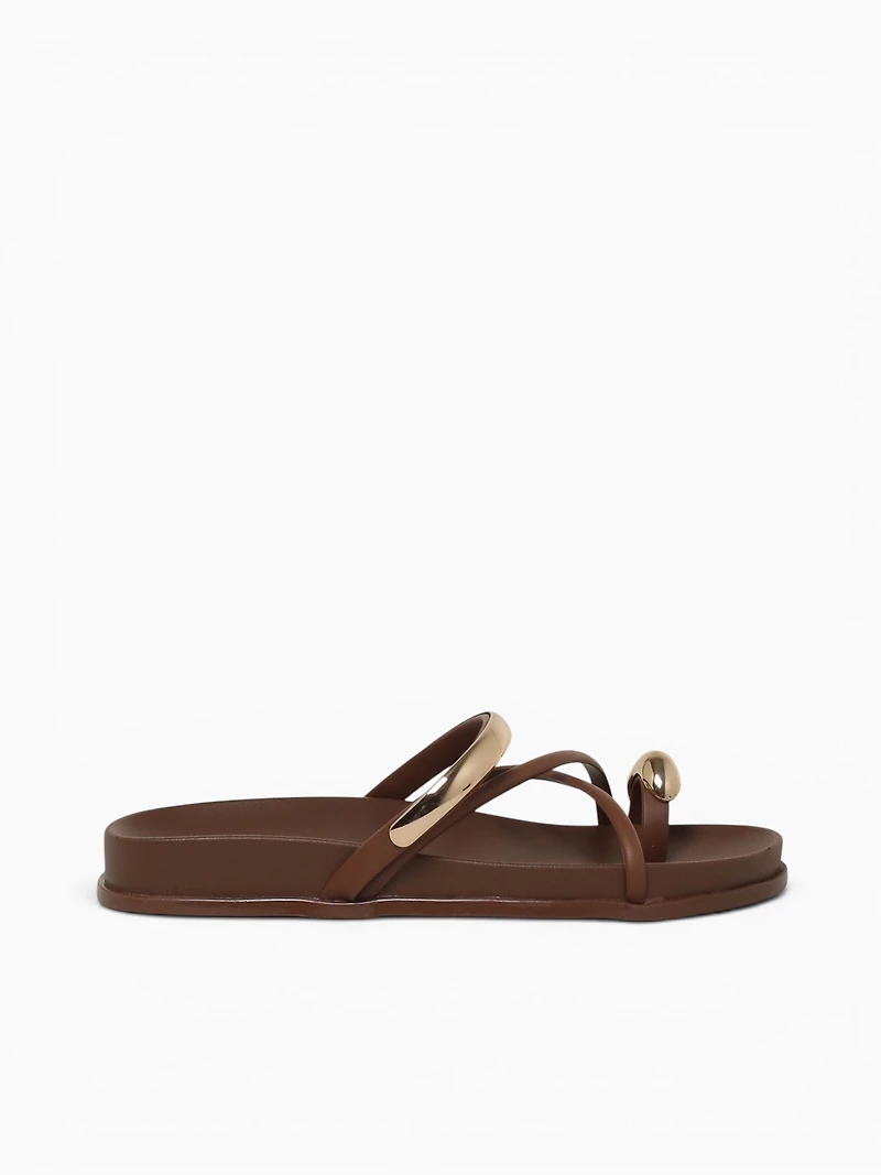 Ring Flat Chocolate Jlastic