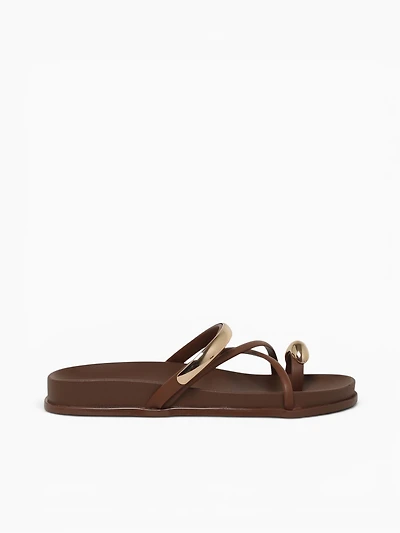 Ring Flat Chocolate Jlastic