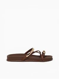 Ring Flat Chocolate Jlastic