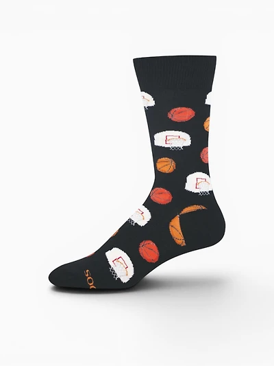 Shooting Hoops Black Cotton