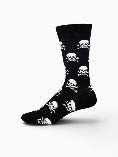 Skull And Bones Club Black Cotton
