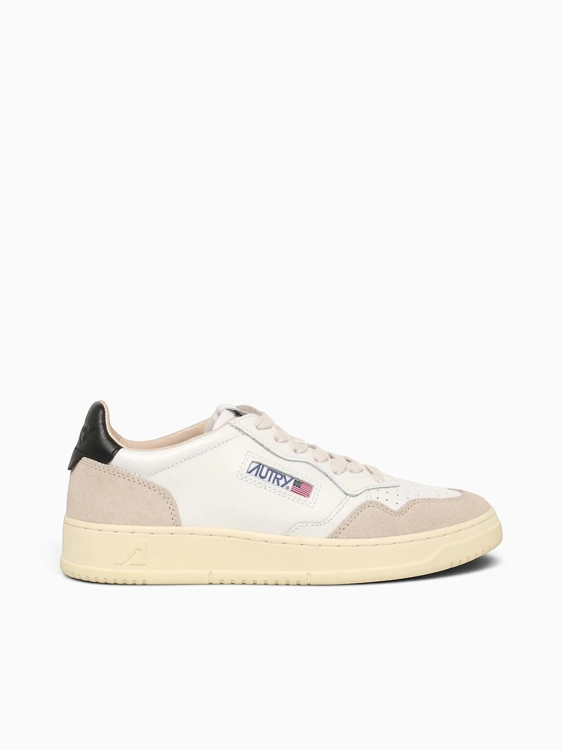 Medalist Low White Black leather Sde