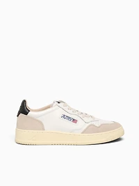 Medalist Low White Black leather Sde