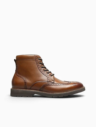 Redford Windtip Lace Up Cognac