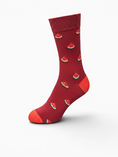 Watermelon Red Cotton Poly