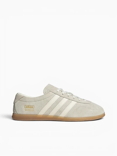 Gazelle Lo Pro Ivory Offwht suede