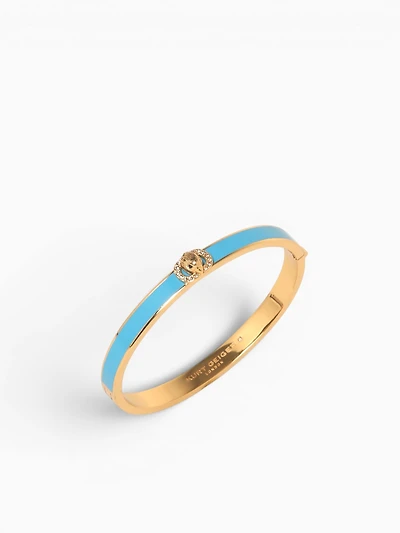 Bra Enamel Chelsea Blue Bangle