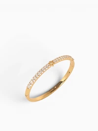 Bra Stones Bangle Gold