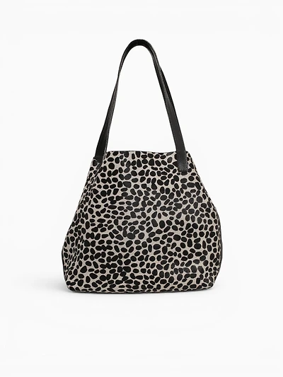 Mini Shopping Bag Tote Dalmata Blk Wh
