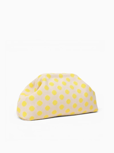 City Girl Pouch Polka Dot Yellow