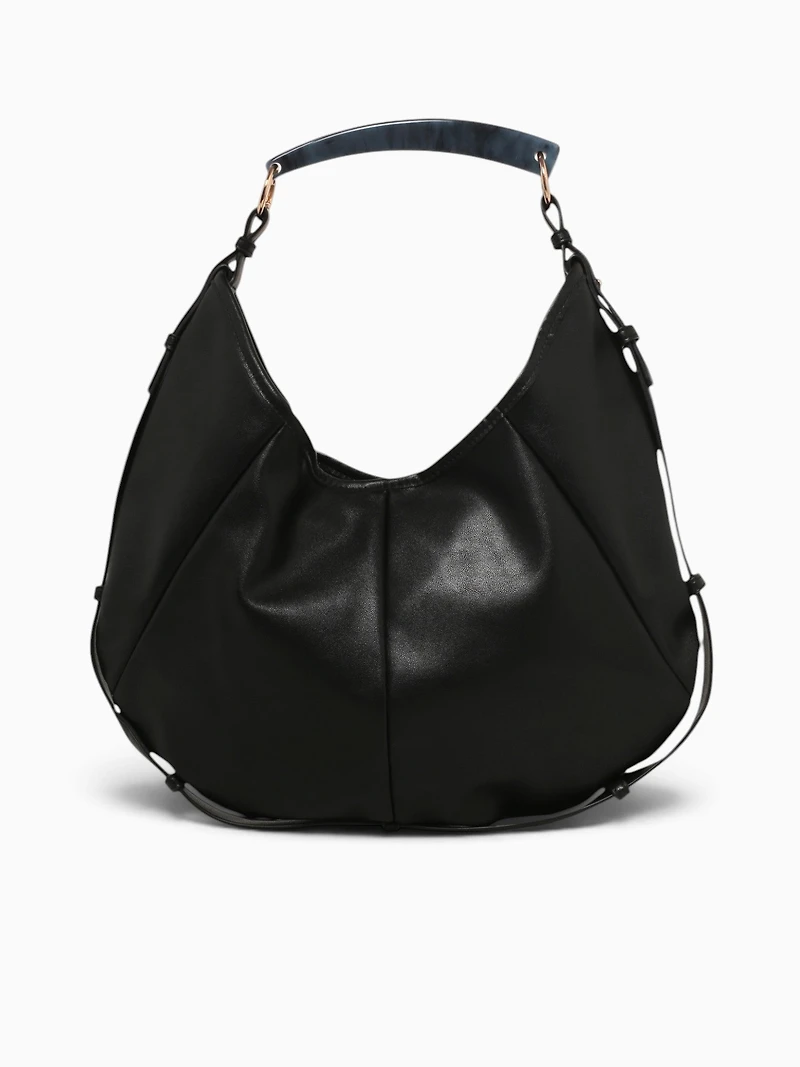 Horn Shoulder Bag Black